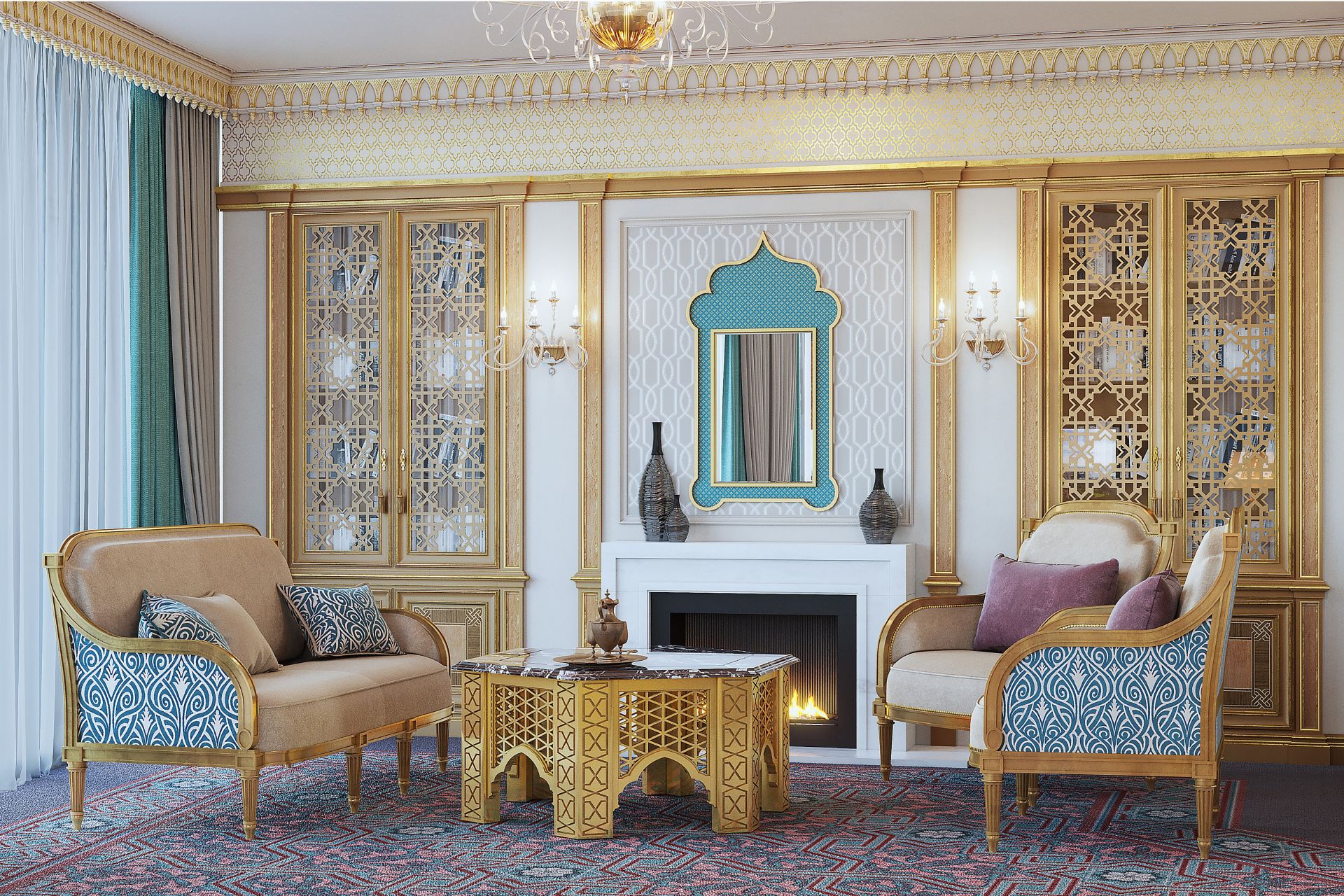 Президентські апартаменти в арабському стилі, Hilton