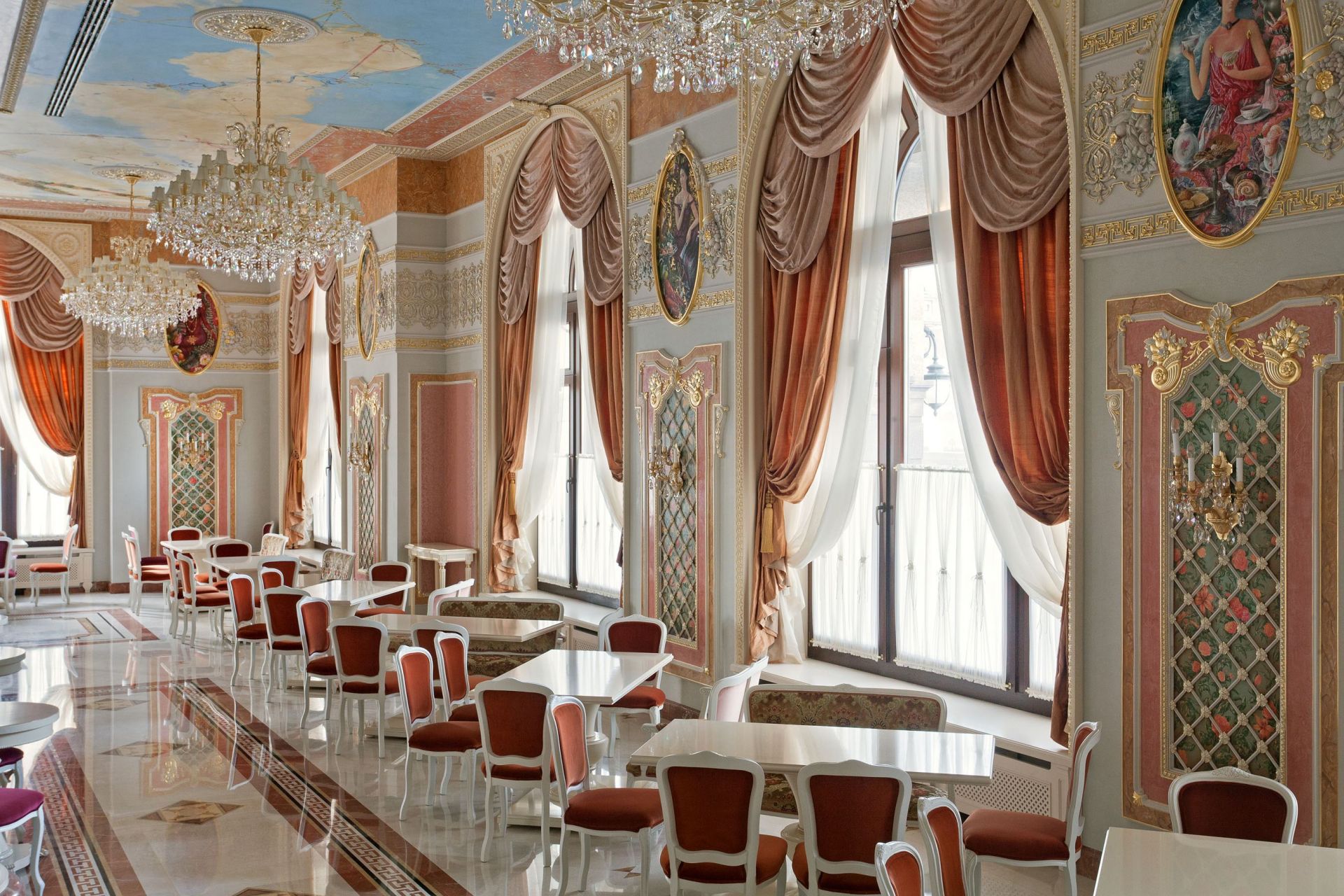 Banquet hall in the Riviera Business Centre
