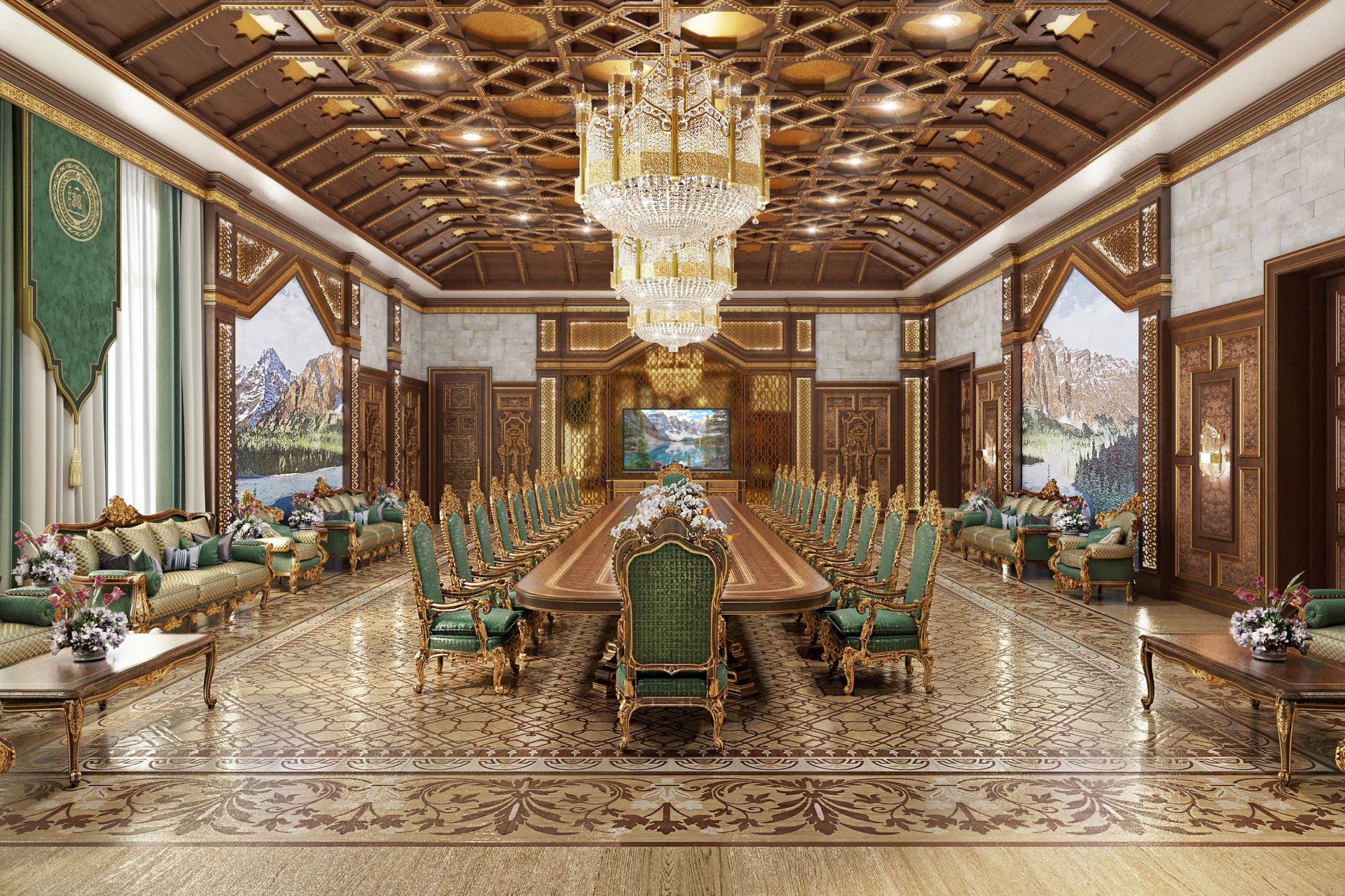 Luxury dining hall, Residency