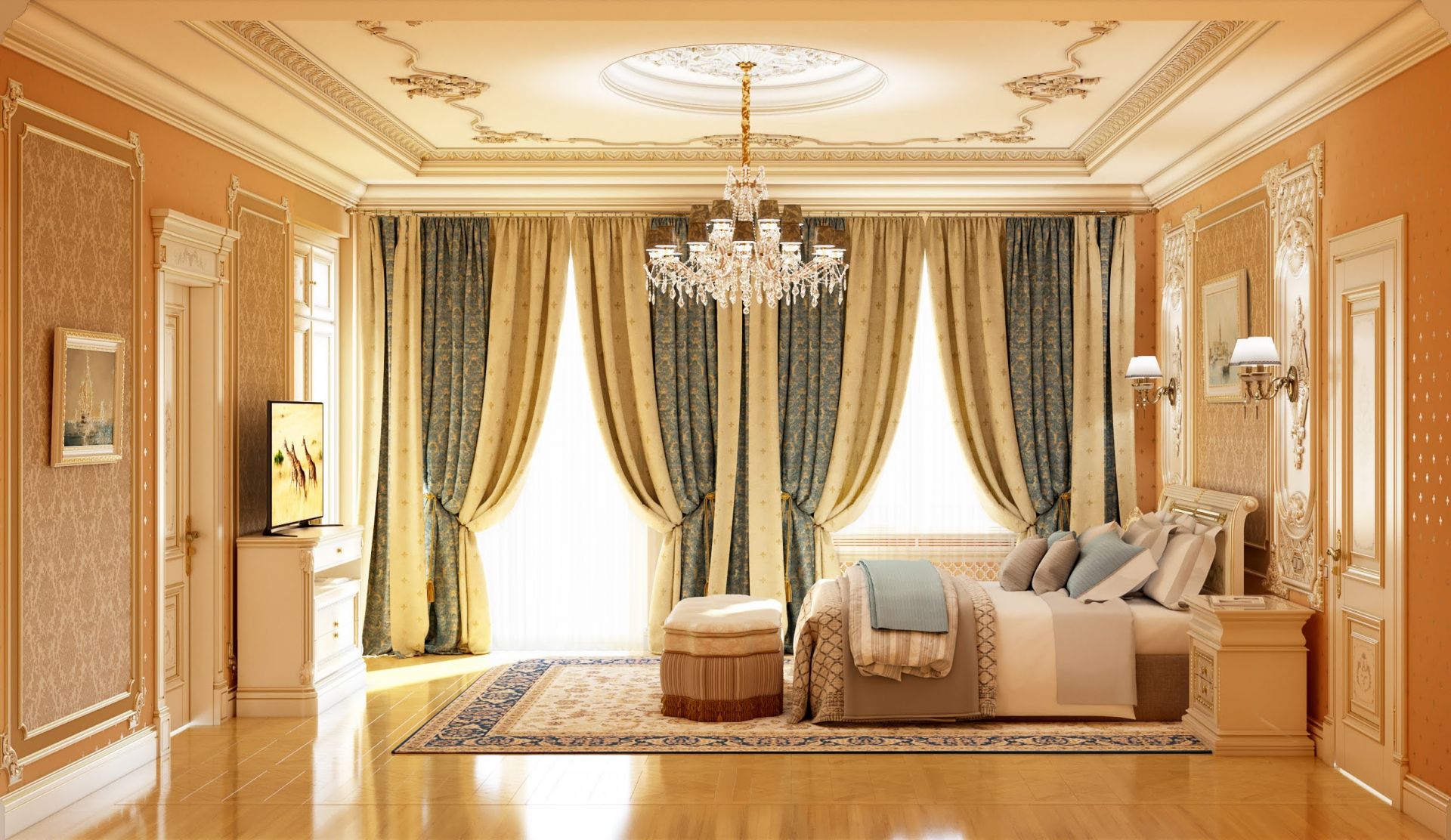 Rococo bedroom
