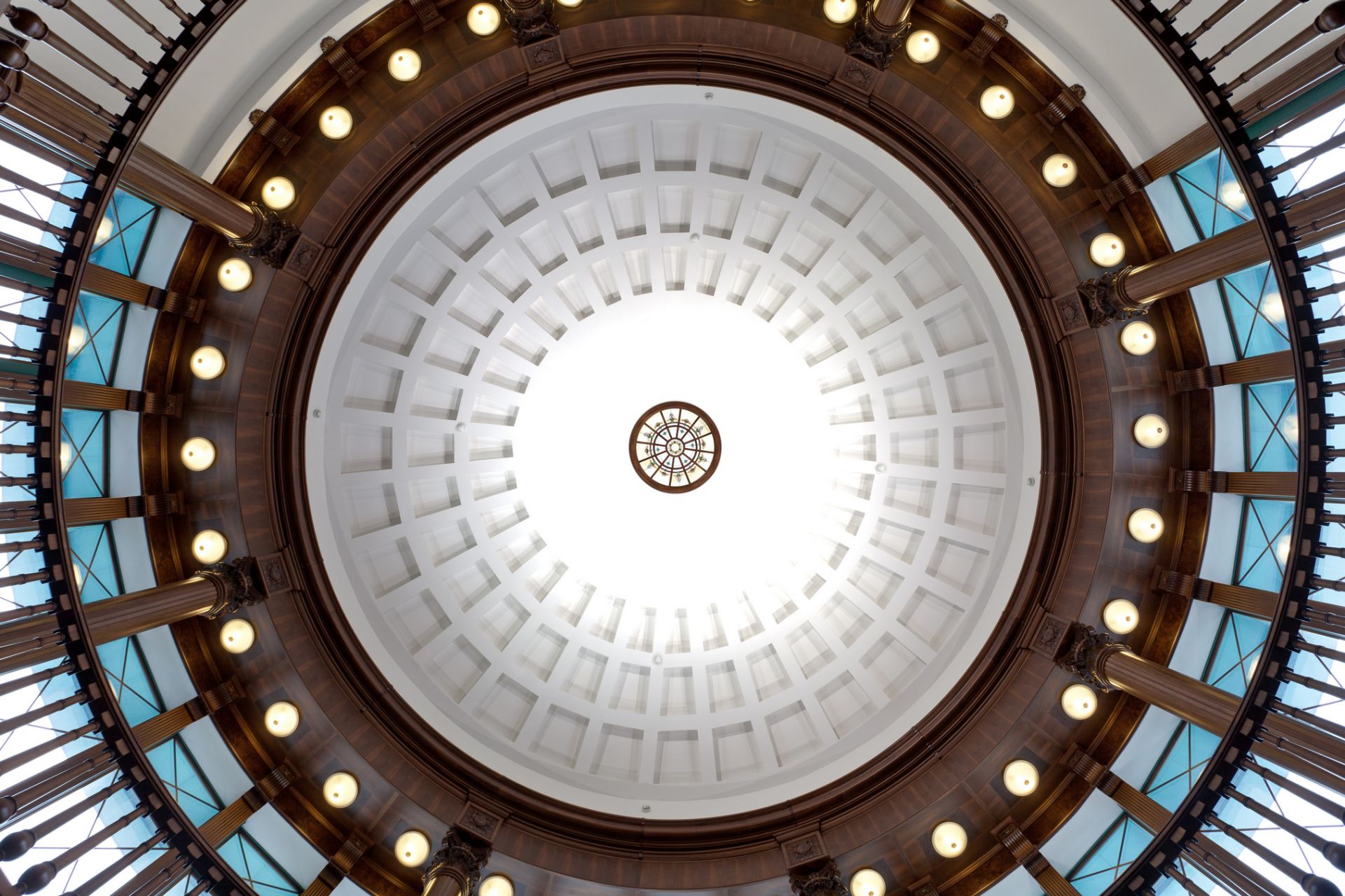 Glass Dome in Arcada Bank
