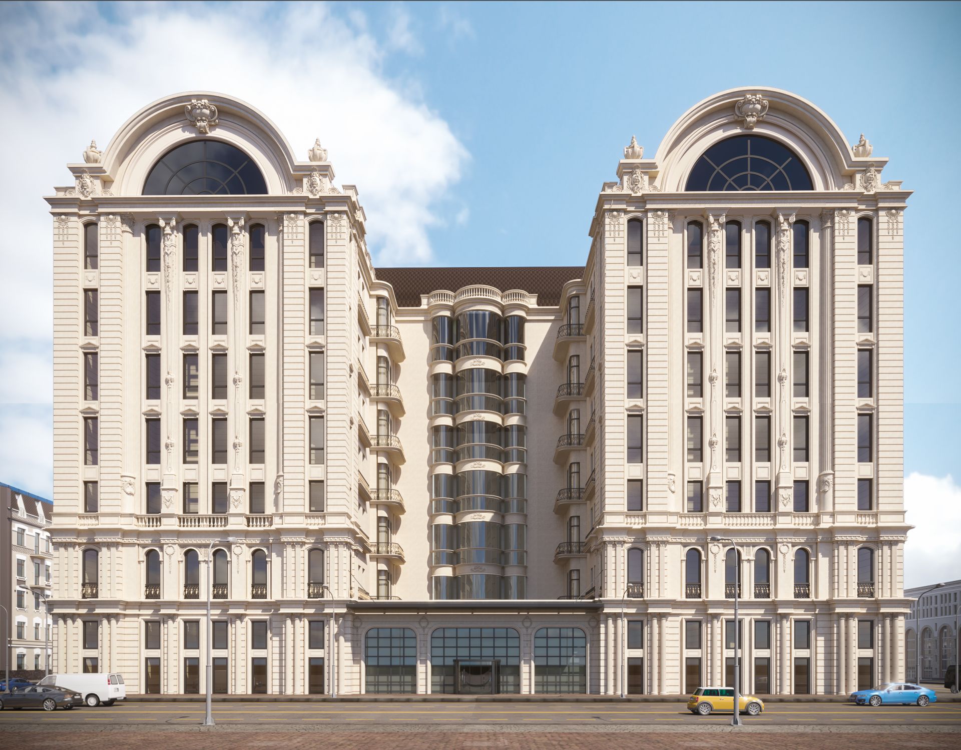 Wooden windows for the InterContinental Hotel
