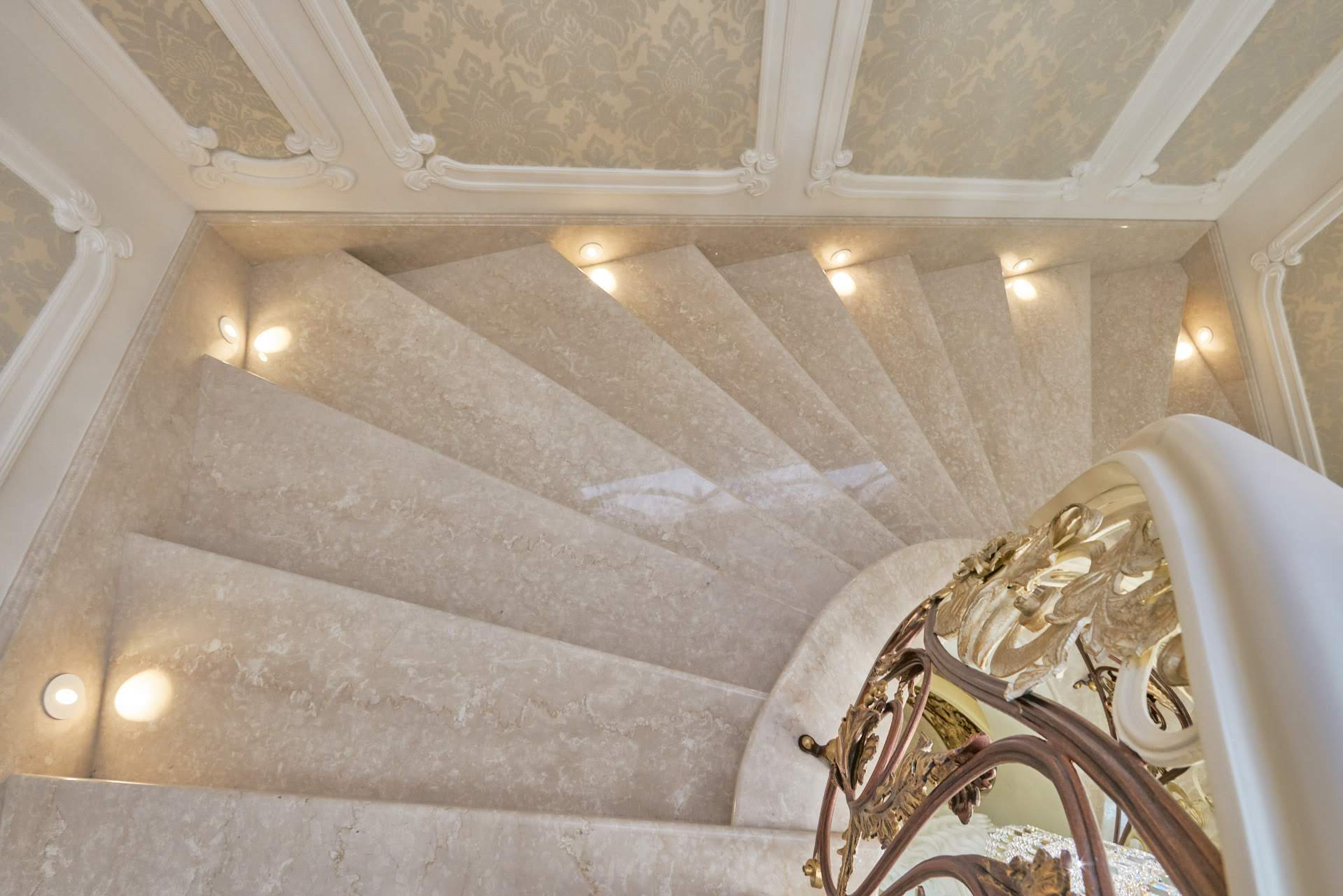 Staircase in a classic interior