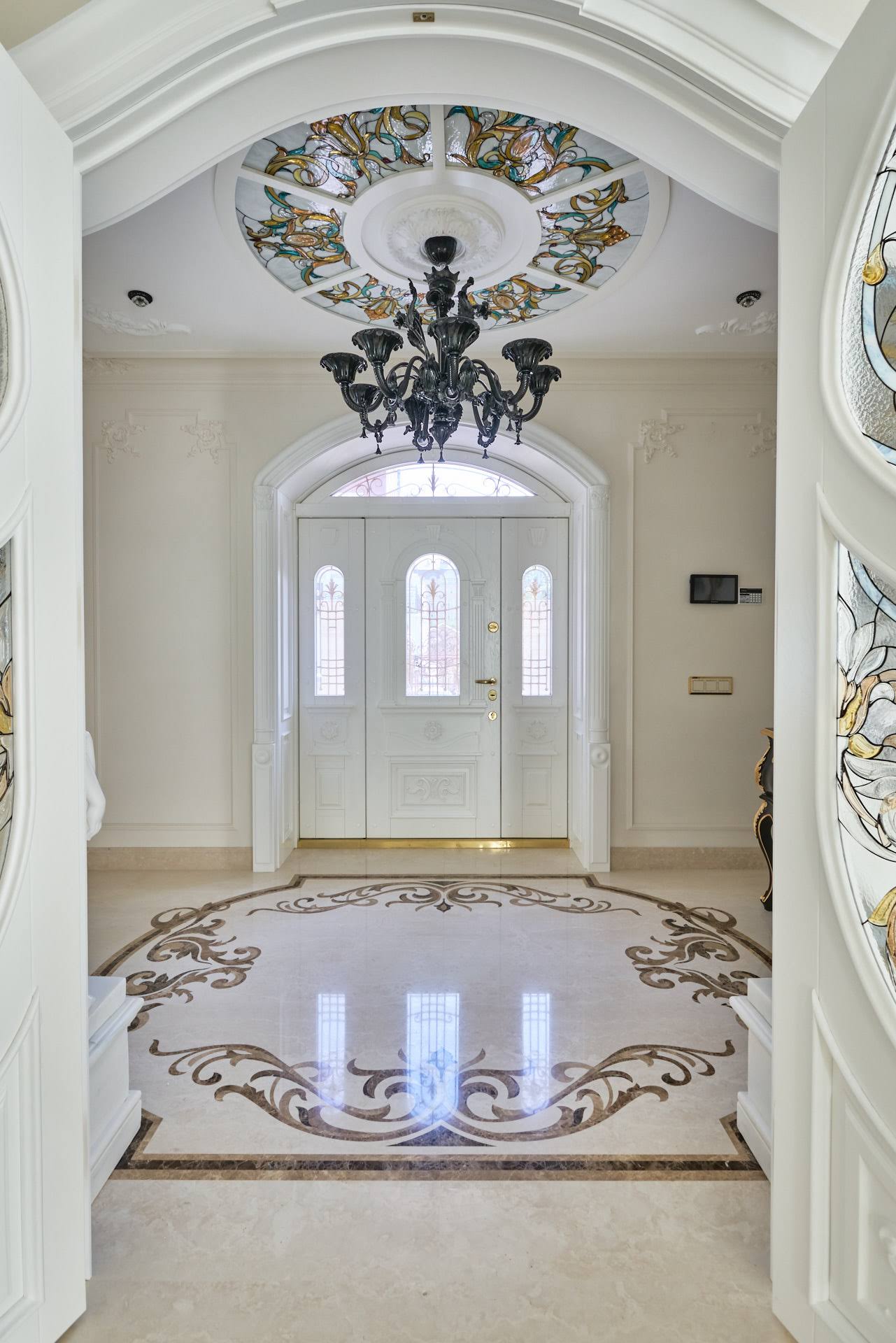 Classical hall interior design