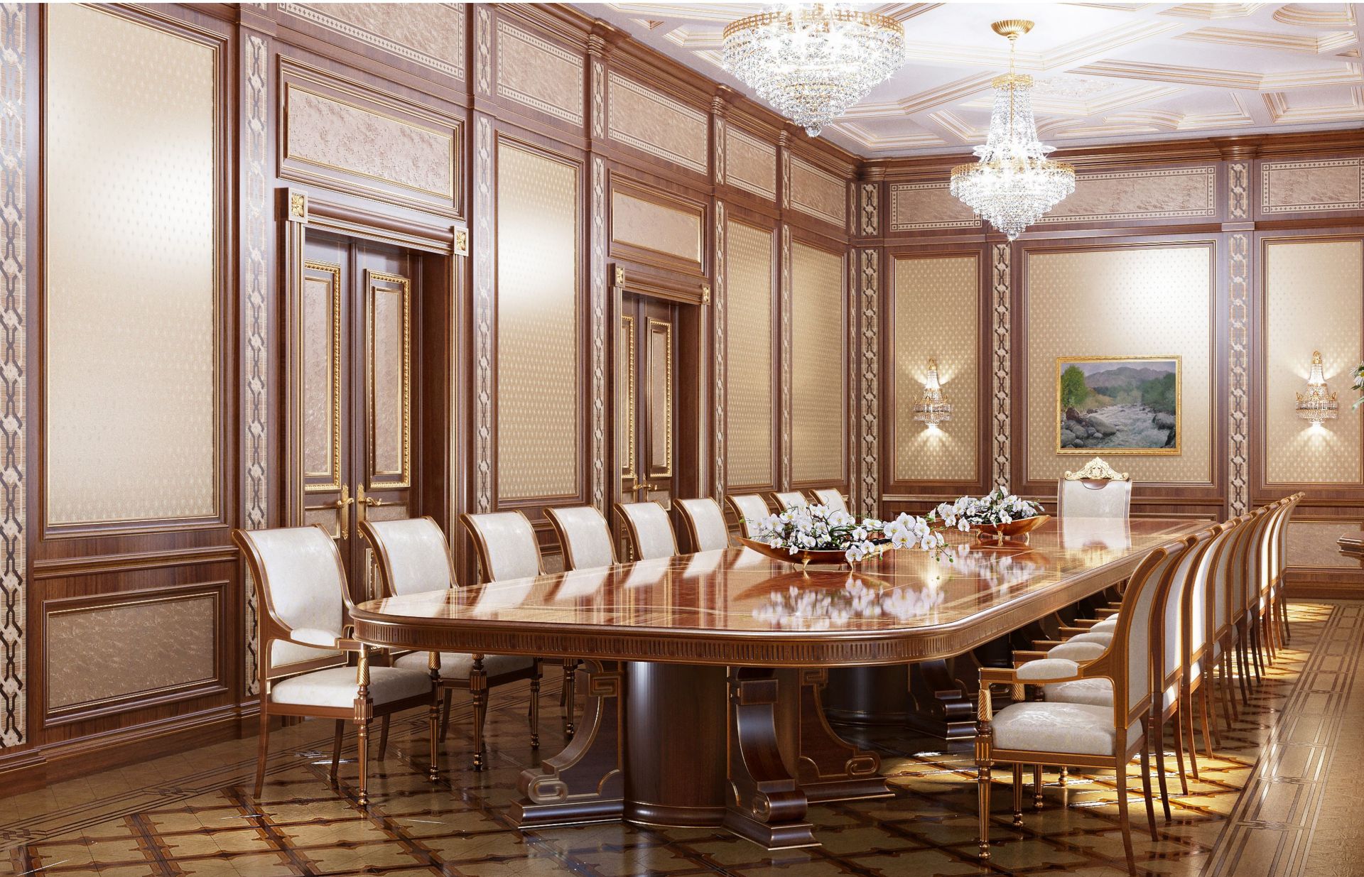 Интерьер переговорной комнаты