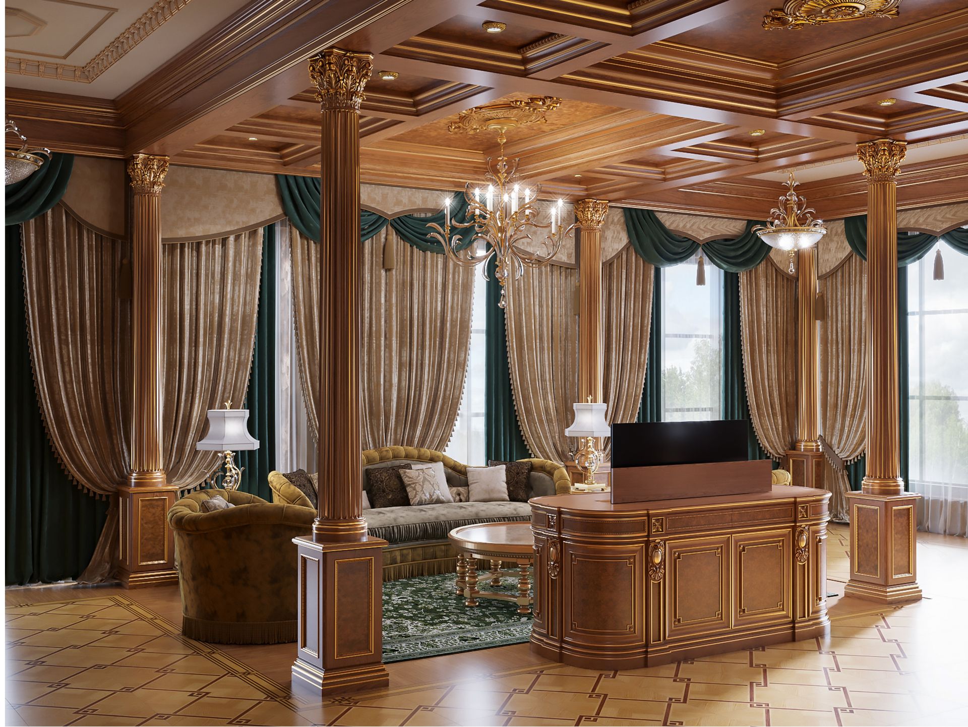 Royal bedroom