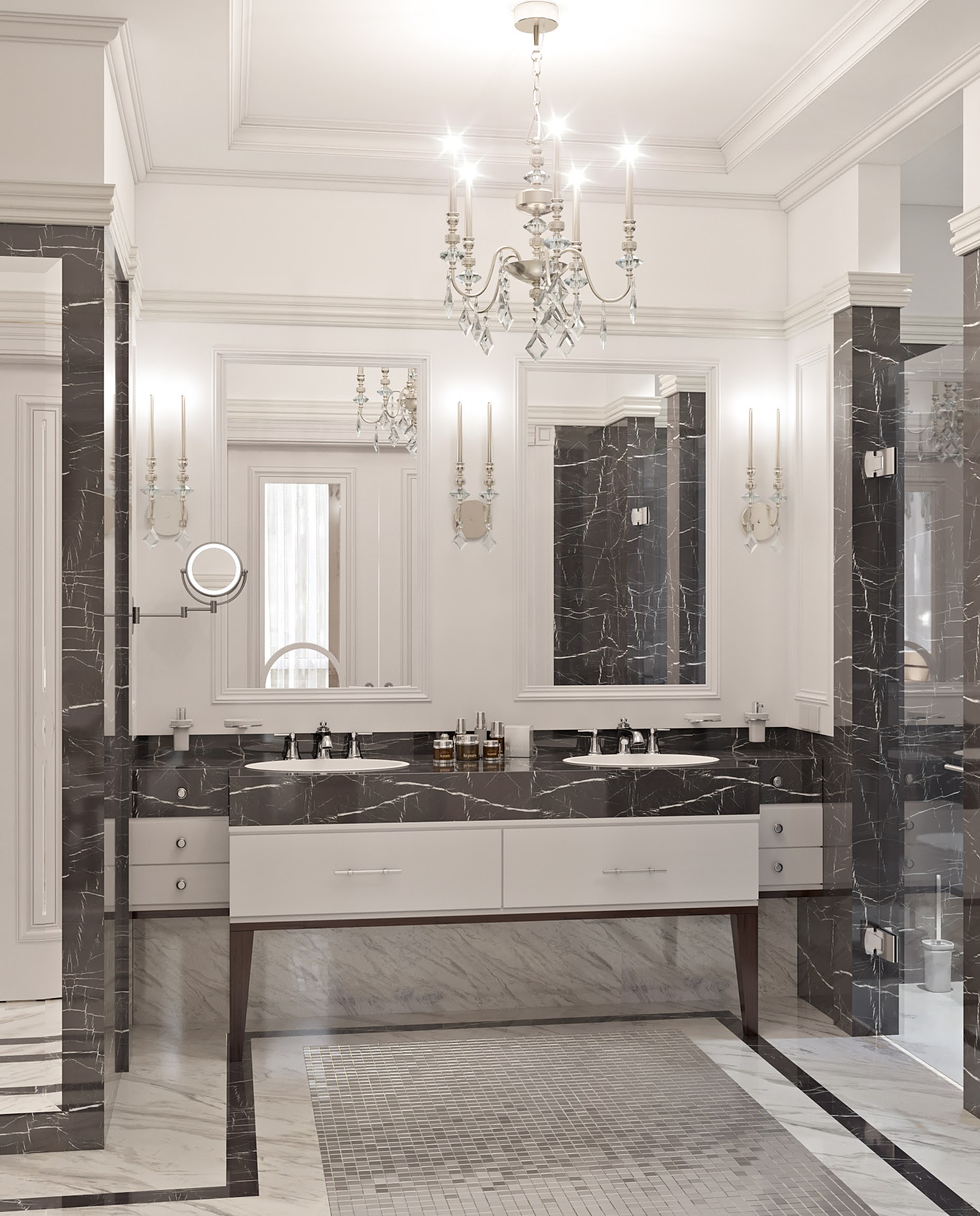 Ванная комната - Интерьер президентского номера, отель Hilton, Ташкент