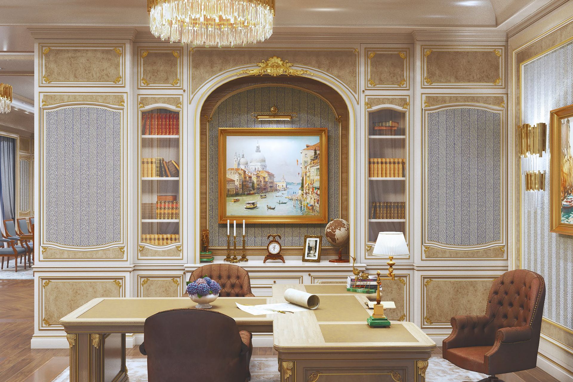 Modern classics study interior