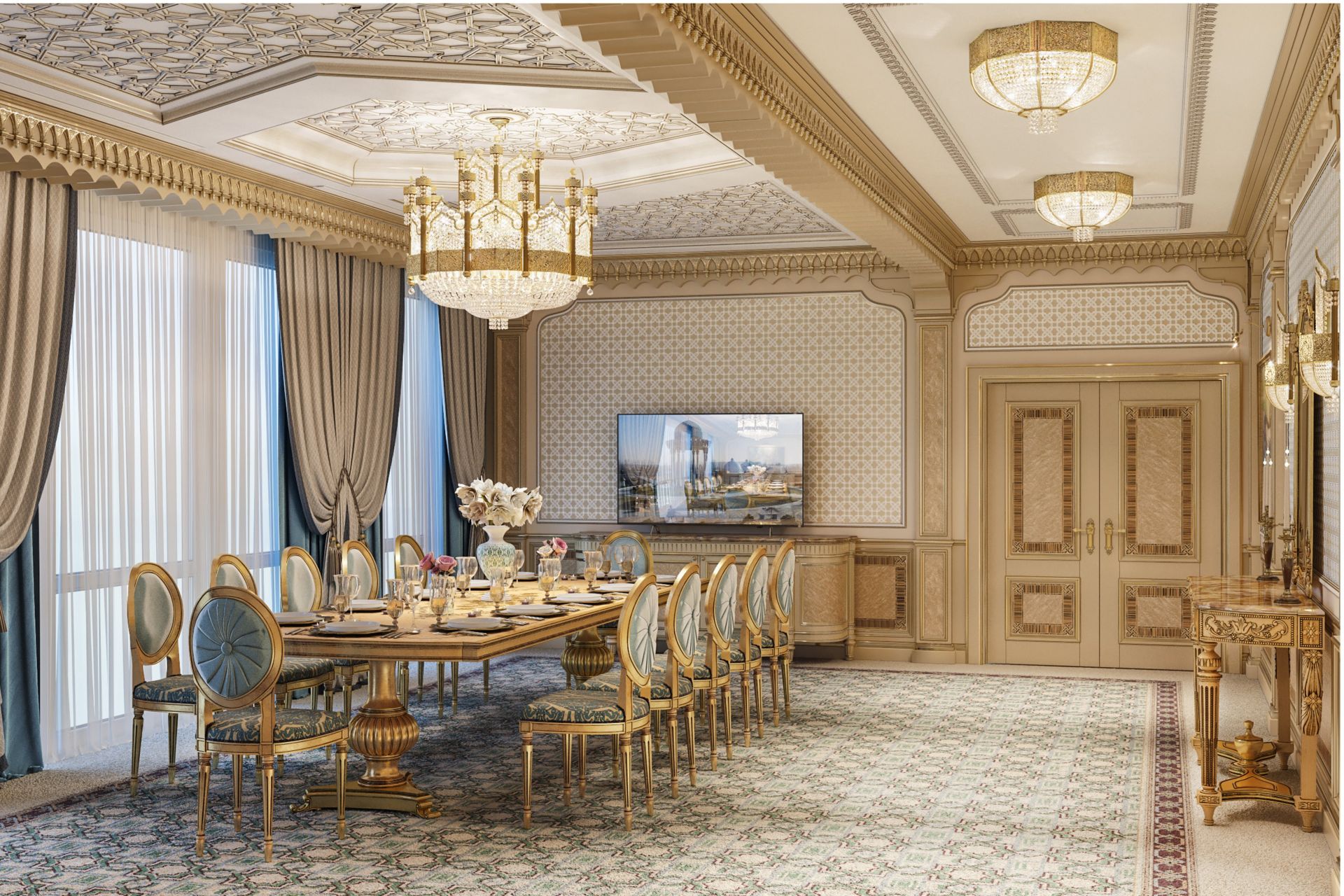 Президентские апартаменты в арабском стиле, Hilton