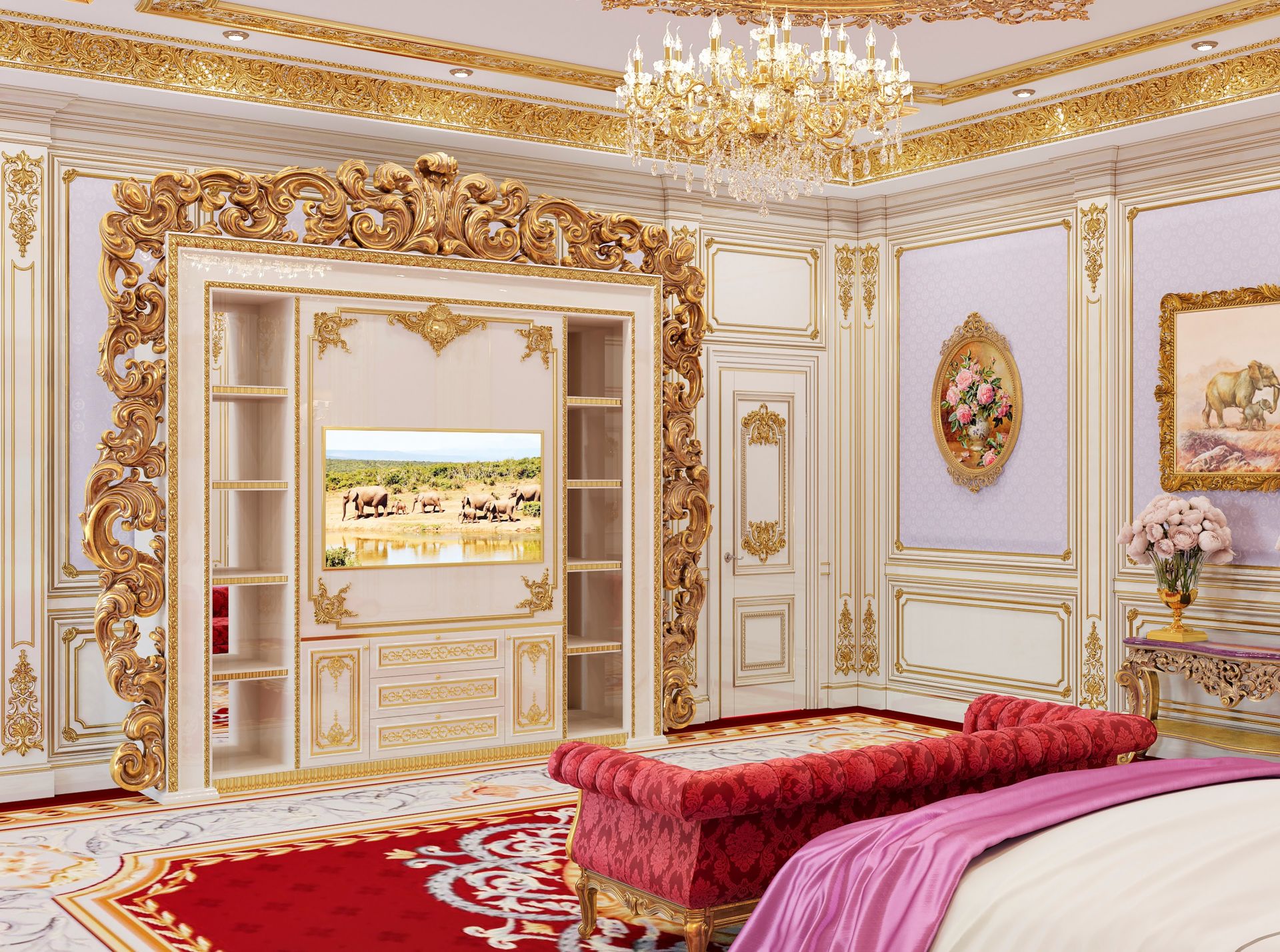  Роскошный дизайн интерьера спальни