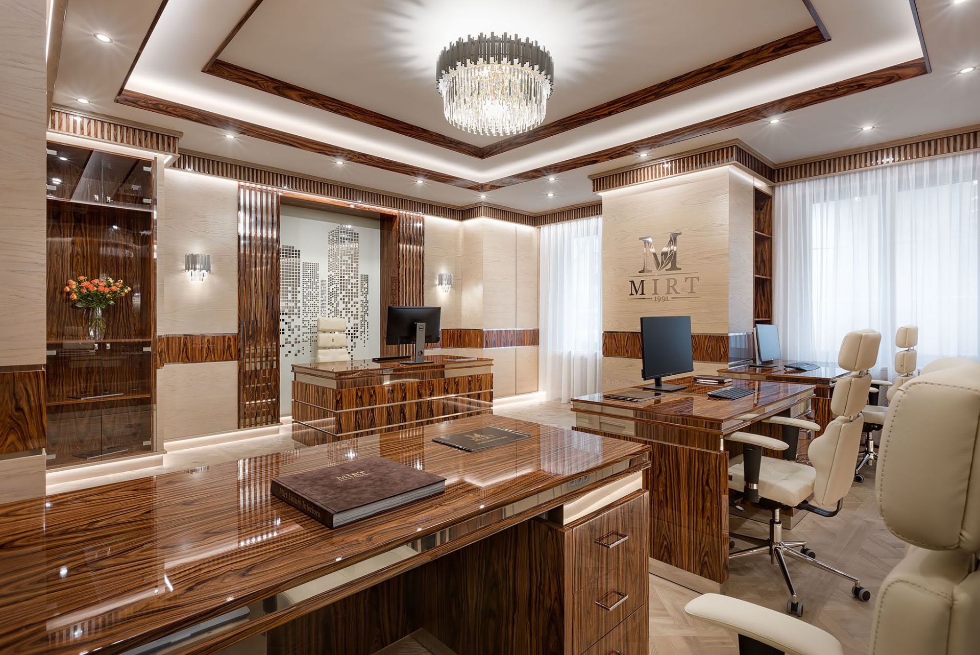 Wood, Renewed interior of the MIRT office in Kiev (photo)