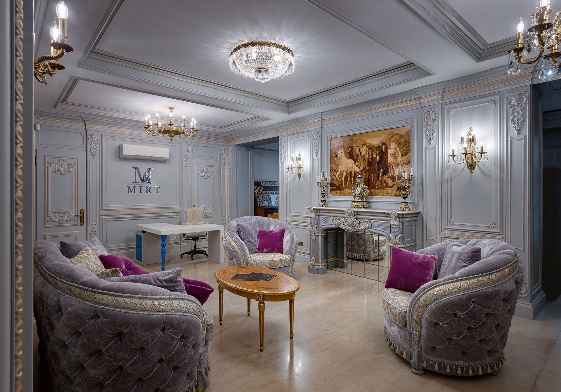 Design, Lobby interior, MIRT office in Kiev